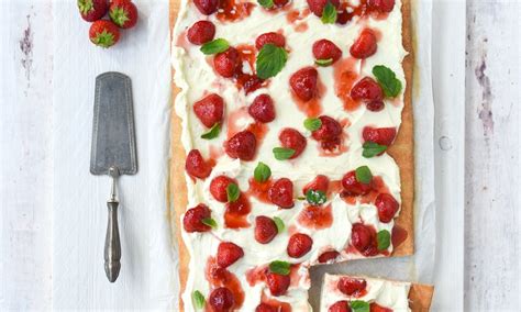 Recept Zoete Pizza Met Mascarpone En Aardbeien Tante Fanny