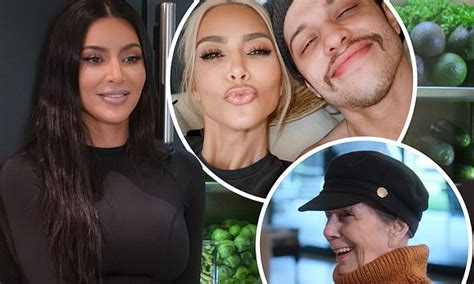 Kim Kardashian Tells Grandma She Had Sex With Pete Davidson In Front Of