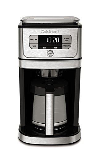 Cuisinart Dgb 800 Fully Automatic Burr Grind And Brew 12 Cup Glass Silver Queek Coffee