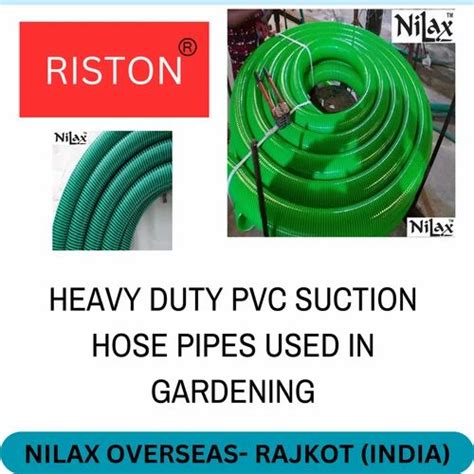 Heavy Duty Durable Flexible Riston Pvc Suction Hose Pipes For Global