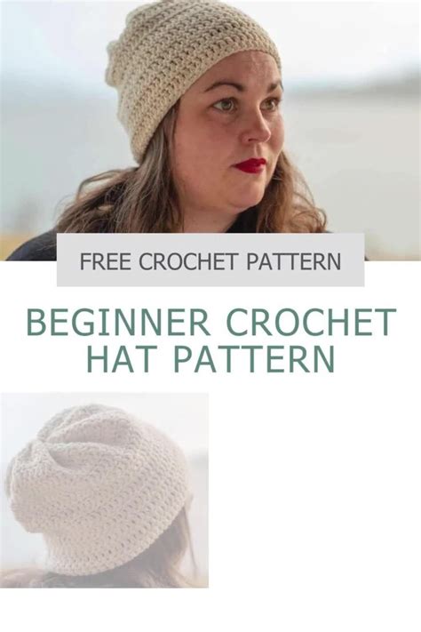 Beginner Crochet Hat Pattern [Video] [Video] | Crochet hat for ...