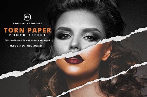 Papel Rasgado Photoshop PSD Premium