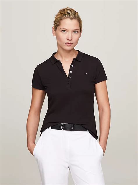 Heritage Slim Fit Polo Shirt Black Tommy Hilfiger