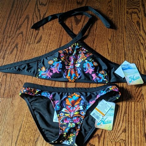 Hobie Swim Nwt Hobie Multicolor Bikini Poshmark