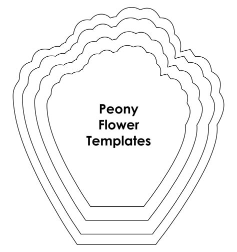 Paper Flower Petal Template Free Pdf Printables Printablee