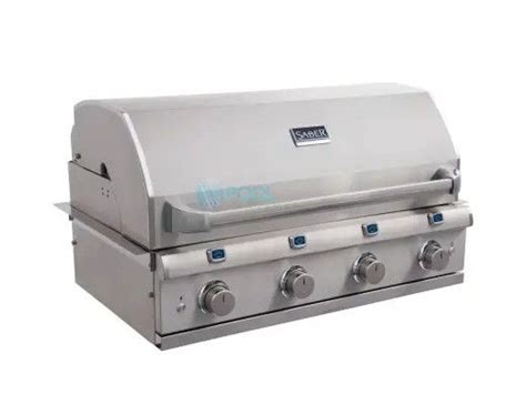 Saber Elite 4 Burner Stainless Steel Built In Natural Gas Grill R67sb1017 Pool Supply Unlimited