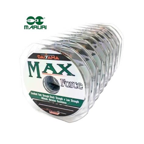 Linha Monofilamento Max Force Daiyama Maruri 100 Metros Shopee Brasil