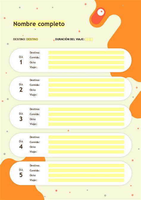 Plantillas De Itinerario De Viaje ONLYOFFICE