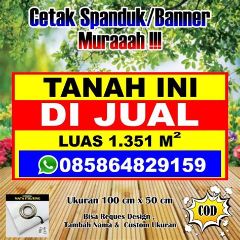 Spanduk Banner Rumah Di Kontrakan Ukuran Cm X Cm Lazada Indonesia