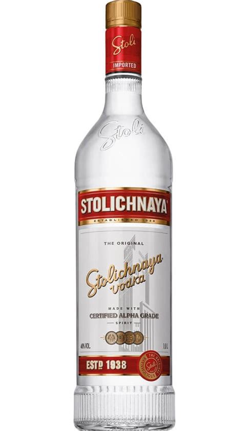 Vodka Stolichnaya 100cl | Bottle of Italy