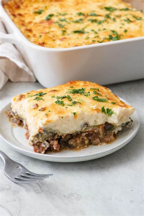 Easy Eggplant Moussaka - Feel Good Foodie