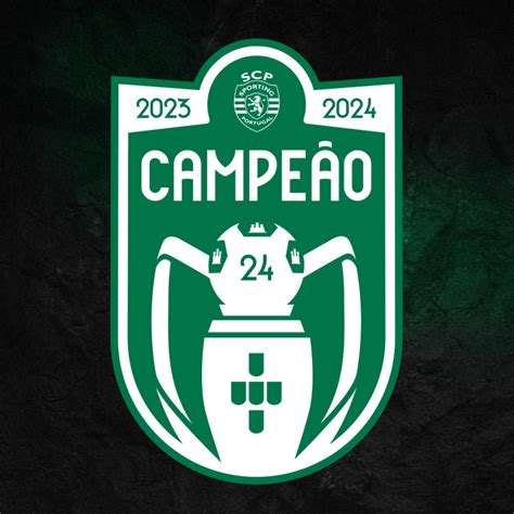 A imagem gráfica do Sporting para celebrar o título de campeão