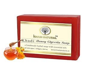 Buy Khadi Natural Honey Glycerine Soap 125g Moisturizing Herbal