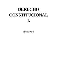 Derecho Constitucional I UCM Docsity