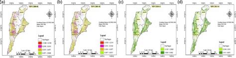 Spatial Pattern Of Ndvi For Drought Year A B