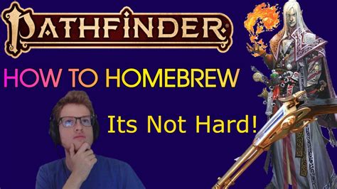 How to Homebrew PF2e, Feats, Archetypes, Ancestries - YouTube