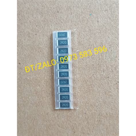 Điện trở dán 2.2R, 2R20 kích thước 2512 1W (10 con/Túi) | Shopee Việt Nam