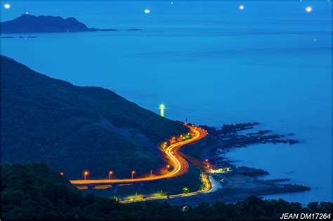 Dm17264北海岸北海岸景觀北海岸及觀音山國家風景區海岸海邊黃昏夕陽夜景車軌車跡公路道路 Flickr