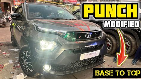 Tata Punch Pure Base To Top Modified With Price Tata Punch