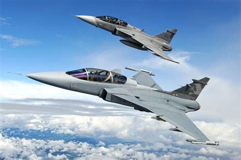 Saab Jas Gripen Wallpapers Wallpaper Cave