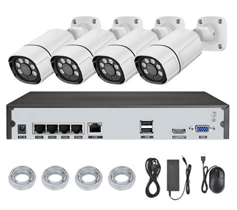 Outdoor Night Vision Surveillance Cctv Camera Ch Ch Ip Wifi Kit