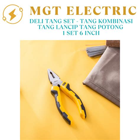 Jual Deli Tang Set Tang Kombinasi Tang Lancip Tang Potong 1 Set 6