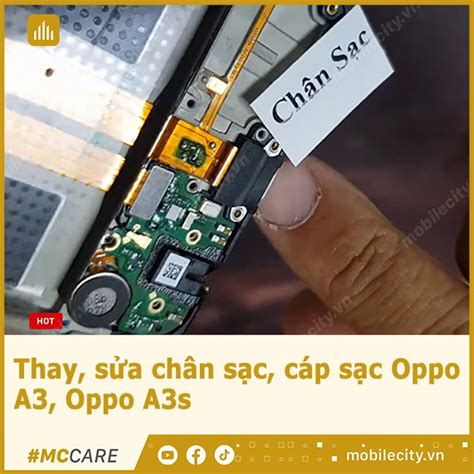 Thay Sửa Chân Sạc Cáp Sạc Oppo A3 Oppo A3s