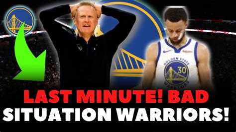 ⛔️last News Steve Kerr Desperate Golden State Warriors News Update Today Warriors News⛹️