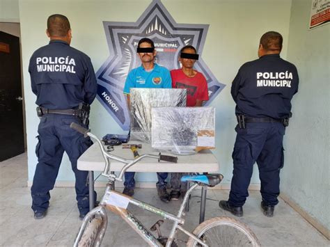 Detienen Agentes De La SSPM A Dos Sujetos Por Presunto Robo Con