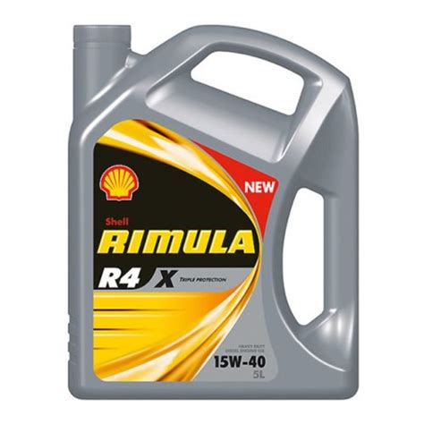 Shell Rimula R4 X 15W 40 Heavy Duty Engine Oil 5 Lt