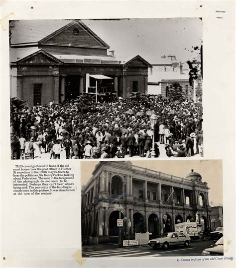 Old Court House 1890s And Newcastle Post Office 1992 Hunter Street