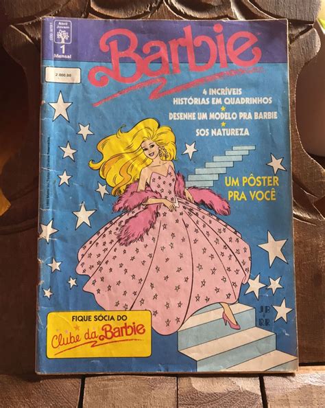 Gibi Revista Barbie N 1 Rara Anos 90 Produto Vintage E Retro Abril