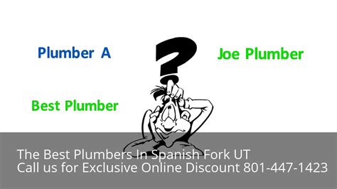 Emergency Plumbers Spanish Fork Ut 801 447 1423 Youtube