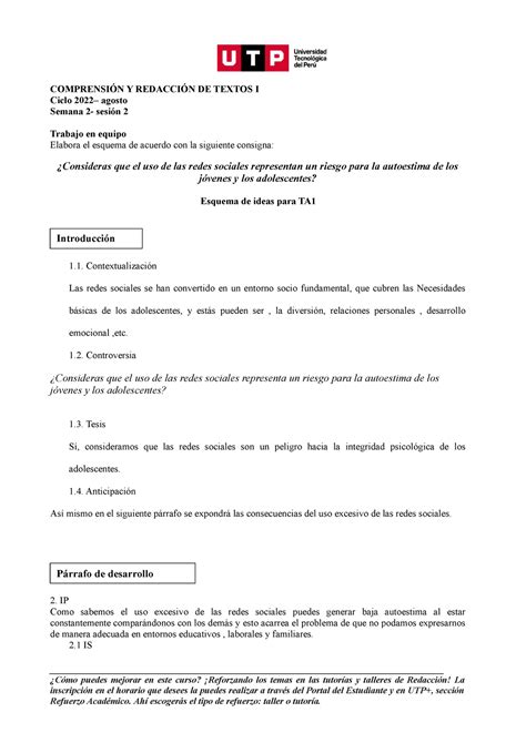 Edicion 201 20de 20la 20tarea COMPRENSIÓN Y REDACCIÓN DE TEXTOS I