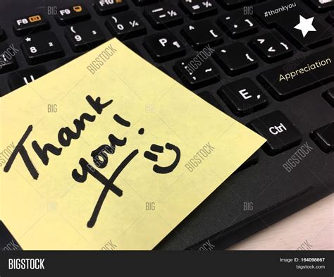 Thank You Note On Image And Photo Free Trial Bigstock