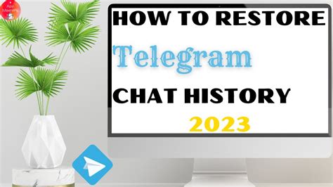 How To Restore Telegram Chat History Youtube