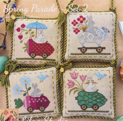 Spring Parade Set 2 By Lila S Studio Counted Cross Stitch Pattern