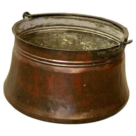 19th Century Copper Cooking Pot Cauldron For Sale At 1stdibs