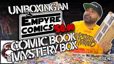 Unboxing An Empyre Comics Comic Book Mystery Box Unboxing