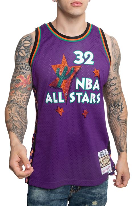 Mitchell And Ness Shaquille Oneal All Star East Rhinestone Swingman