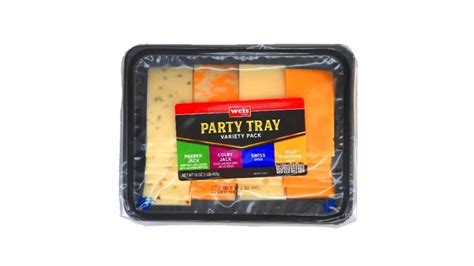 Weis Quality Pepper Jack Colby Jack Swiss Mild Cheddar Cheese Party