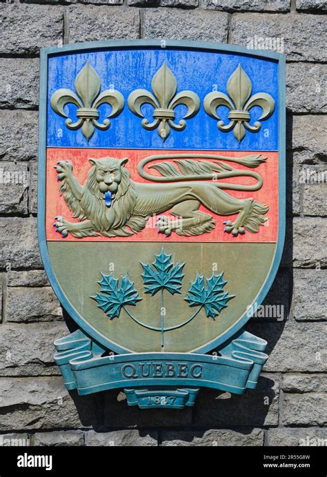 Coat of Arms of Quebec, Confederation Garden Court, Victoria, Vancouver ...