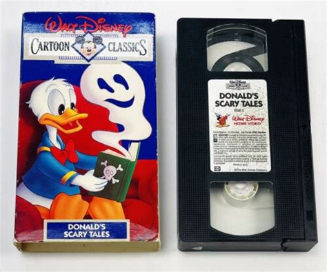 Walt Disney Cartoon Classics Volume 13 Donalds Scary Tales Vhs