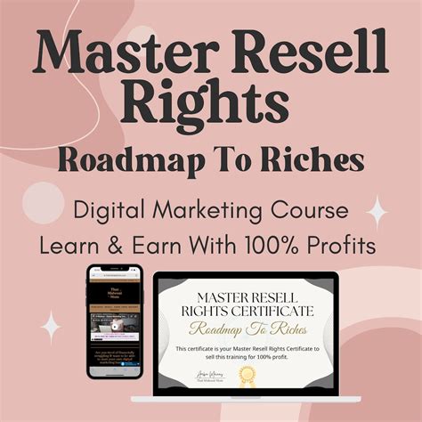 Popular Roadmap To Riches Master Resell Rights Digital Marketing Course