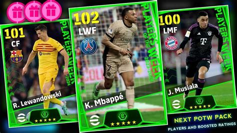 Upcoming Thursday New Potw Worldwide Mar In Efootball