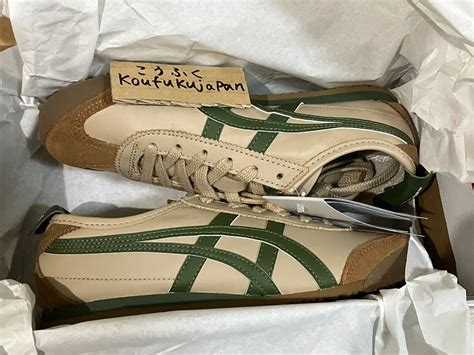 Onitsuka Tiger MEXICO 66 BEIGE GRASS GREEN 1183C102 250 Authentic EBay