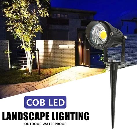 Cob Tuin Gazon Lamp Licht Ac 85 265V Outdoor Led Spike Light 9W 12W