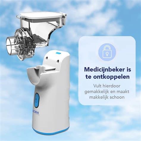 Bdmcare Aerosoltoestel Ultrasone Vernevelaar Inhalator Nebulizer