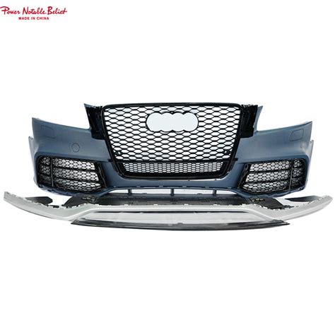 RS5 Style Bumper For Audi A5 S5 B8 With Front Grill Front Lip 2009 2011