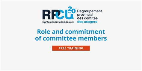 Role And Commitment Of Committee Members Rpcu